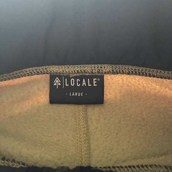 Locale Lake Placid Adirondacks stripe Fleece Jacket Pullover - Picture 3 of 6